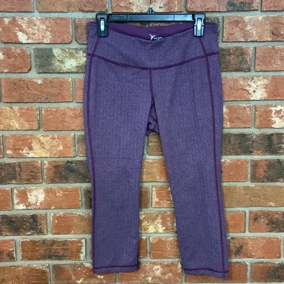 Old Navy Pants Jumpsuits Old Navy Active Purple Herringbone